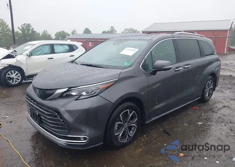 2025 Toyota Sienna Platinum from USA, damaged, VIN 5TDESKFC7SS171311